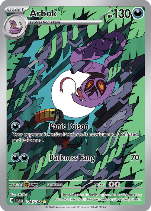 (176/162) Arbok - Illustration Rare - Temporal Forces