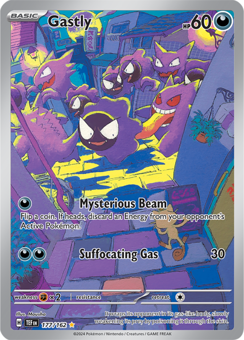 (177/162) Gastly - Illustration Rare - Temporal Forces