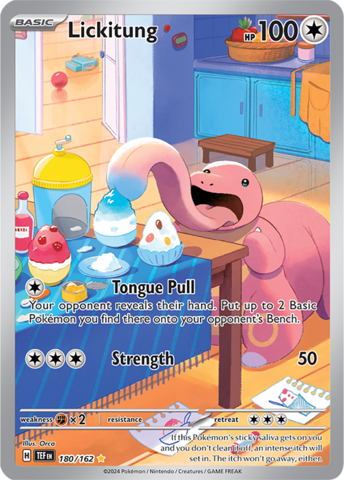 (180/162) Lickitung - Illustration Rare - Temporal Forces