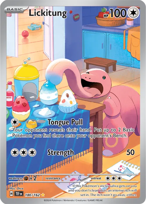 (180/162) Lickitung - Illustration Rare - Temporal Forces