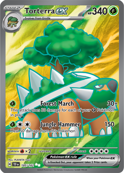 (185/162) Torterra ex - Ultra Rare - Temporal Forces