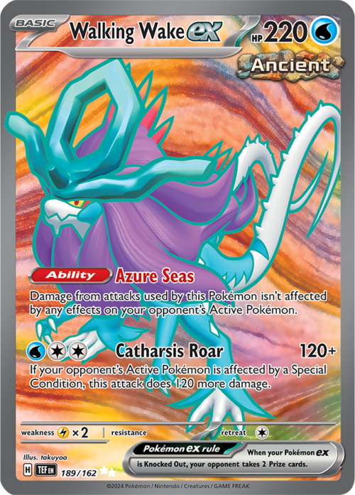 (189/162) Walking Wake ex - Ultra Rare - Temporal Forces