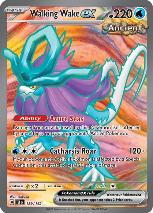 (189/162) Walking Wake ex - Ultra Rare - Temporal Forces