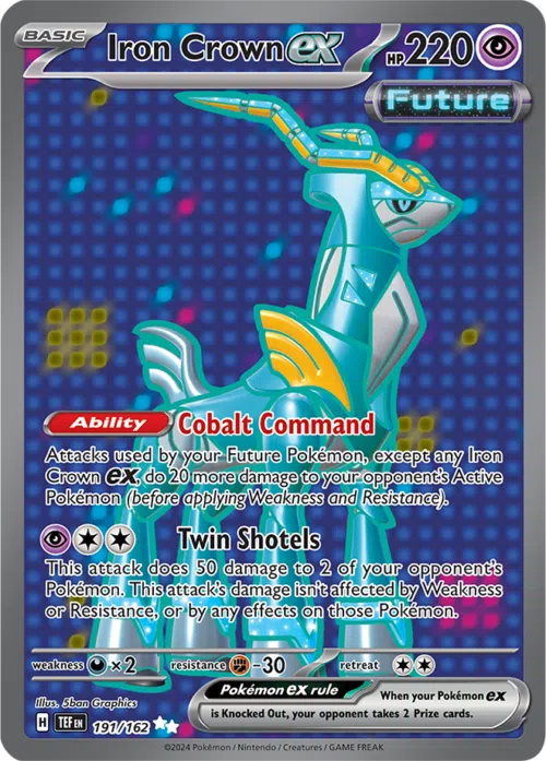 (191/162) Iron Crown ex - Ultra Rare - Temporal Forces