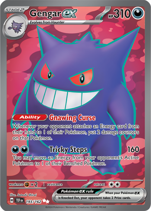 (193/162) Gengar ex - Ultra Rare - Temporal Forces