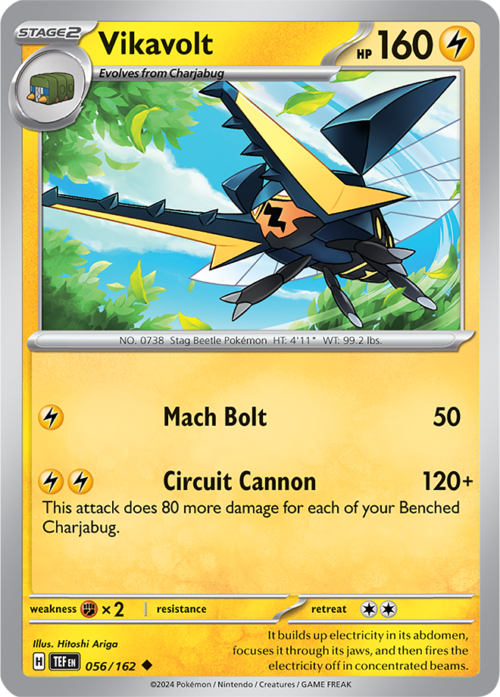 (056/162) Vikavolt - Reverse Holo - Temporal Forces