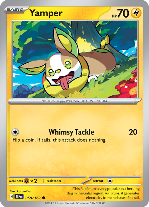 (058/162) Yamper - Reverse Holo - Temporal Forces