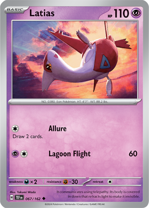 (067/162) Latias - Reverse Holo - Temporal Forces