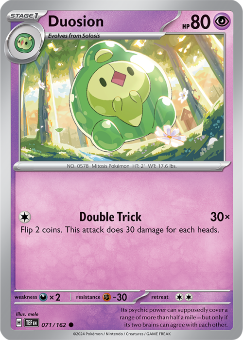 (071/162) Duosion - Reverse Holo - Temporal Forces