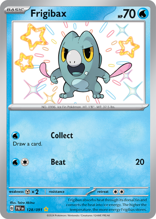 (128/091) Frigibax - Shiny Rare - Paldean Fates