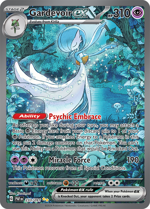 (233/091) Gardevoir ex - Special Illustration Rare - Paldean Fates