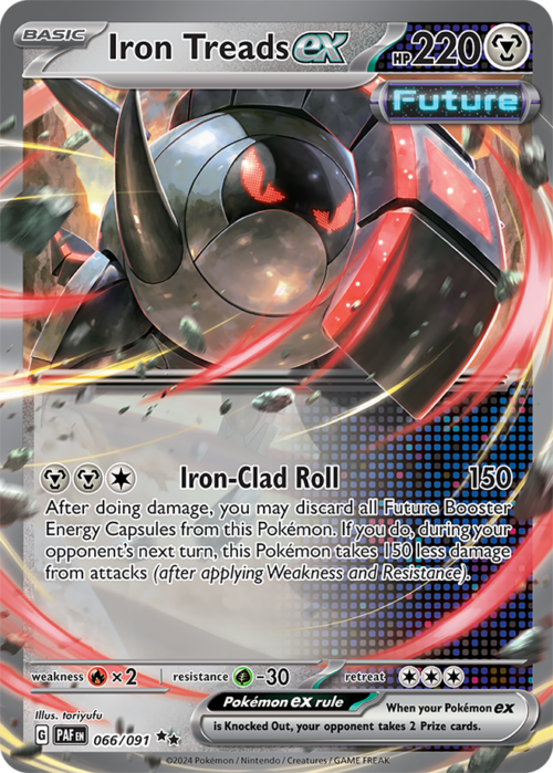 (066/091) Iron Treads ex - Paldean Fates