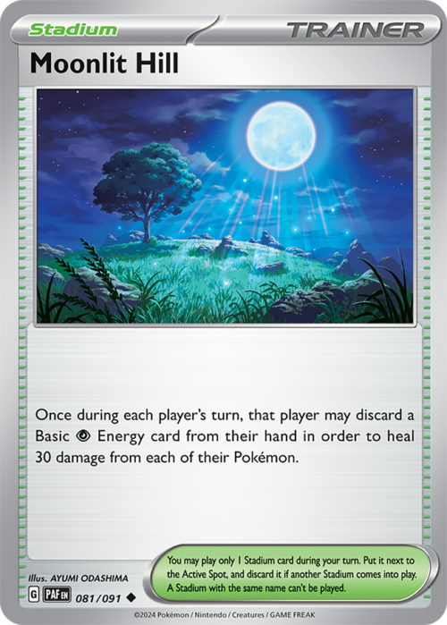 (081/091) Moonlit Hill - Non-Holo Uncommon - Paldean Fates