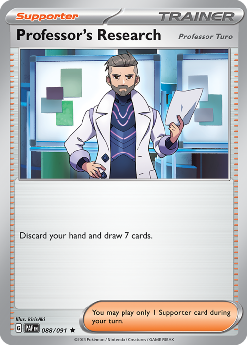 (088/091) Professor's Research - Holo - Paldean Fates