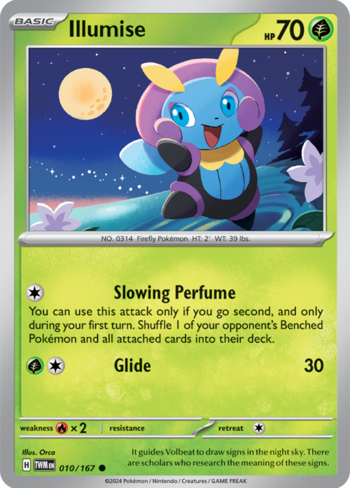 (010/167) Illumise - Reverse Holo - Twilight Masquerade