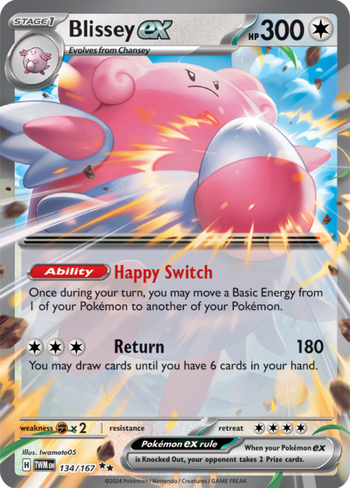 (134/167) Blissey ex - Twilight Masquerade