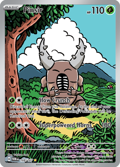 (168/167) Pinsir - Illustration Rare - Twilight Masquerade