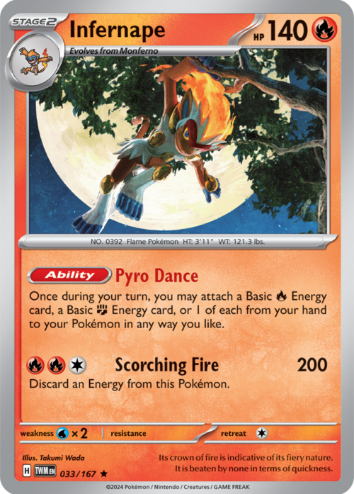 (033/167) Infernape - Holo - Twilight Masquerade