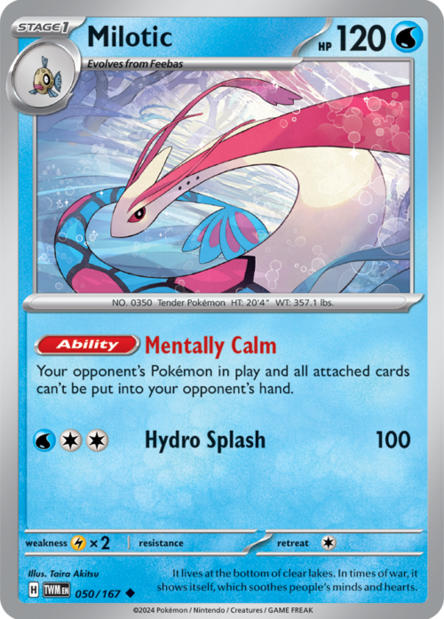 (050/167) Milotic - Reverse Holo - Twilight Masquerade