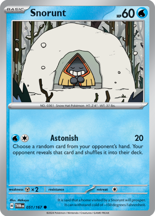 (051/167) Snorunt - Reverse Holo - Twilight Masquerade