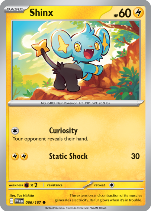 (066/167) Shinx - Reverse Holo - Twilight Masquerade