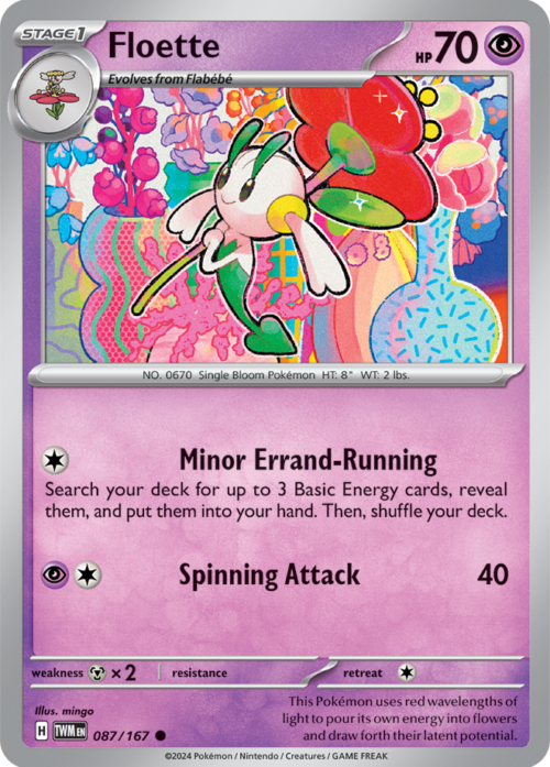 (087/167) Floette - Reverse Holo - Twilight Masquerade