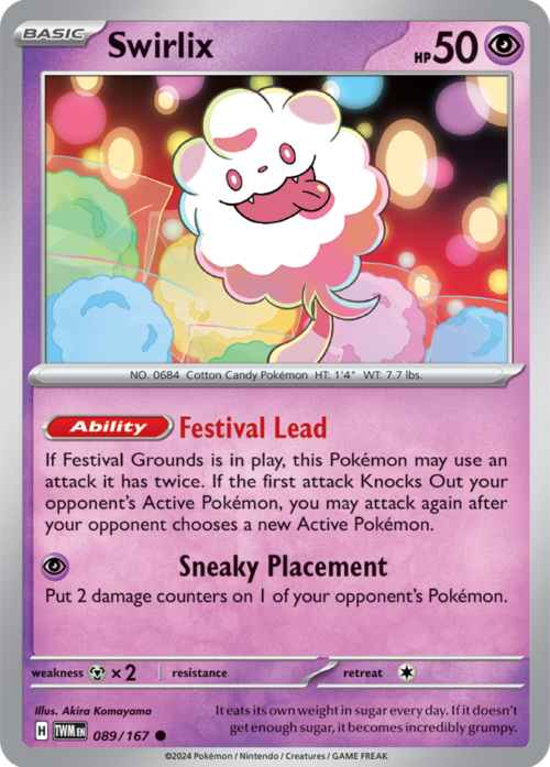 (089/167) Swirlix - Reverse Holo - Twilight Masquerade