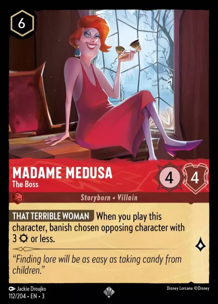 (112/204) Madame Medusa - The Boss - Holo - Into the Inklands