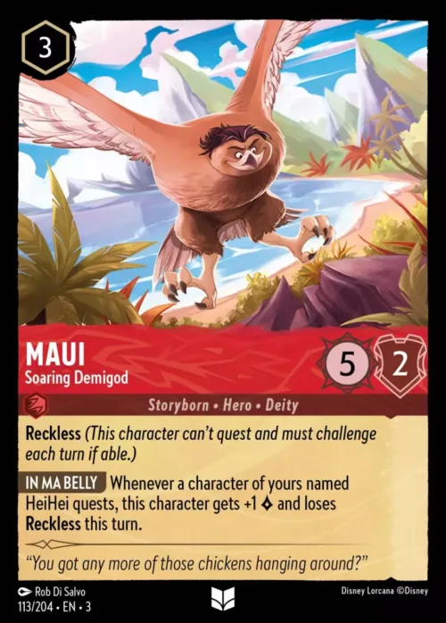 (113/204) Maui - Soaring Demigod - Holo - Into the Inklands