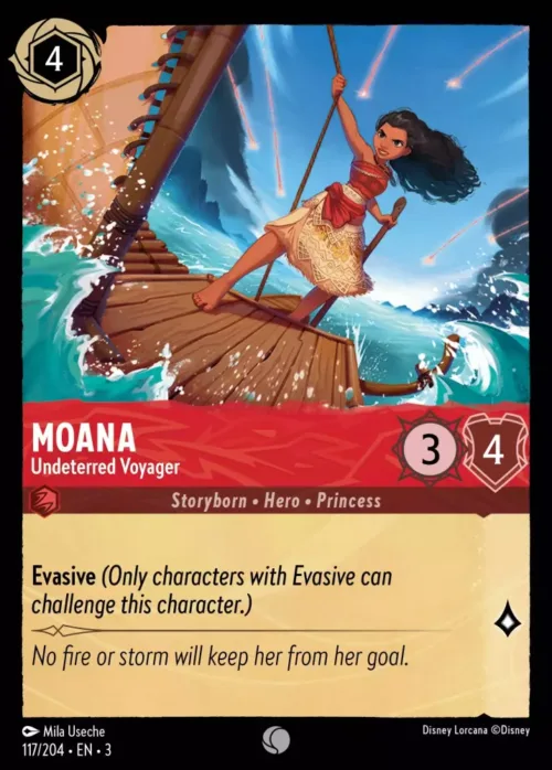 (117/204) Moana - Undeterred Voyager - Holo - Into the Inklands