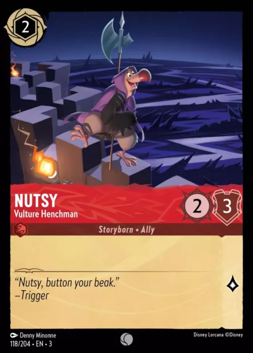 (118/204) Nutsy - Vulture Henchman - Holo - Into the Inklands