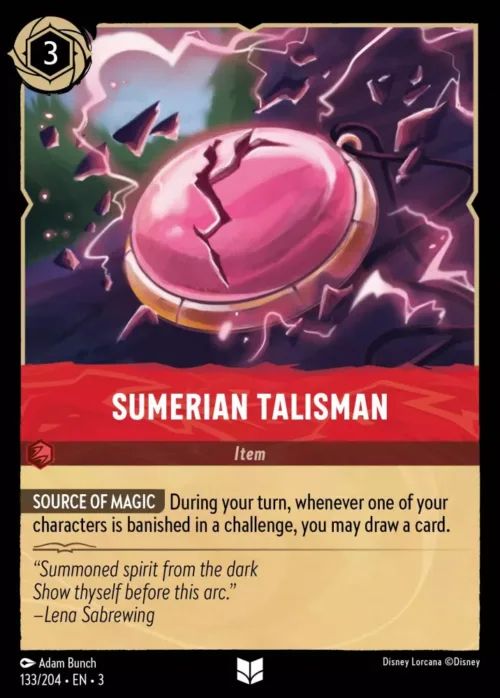 (133/204) Sumerian Talisman - Holo - Into the Inklands