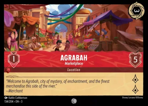 (134/204) Agrabah - Marketplace - Holo - Into the Inklands