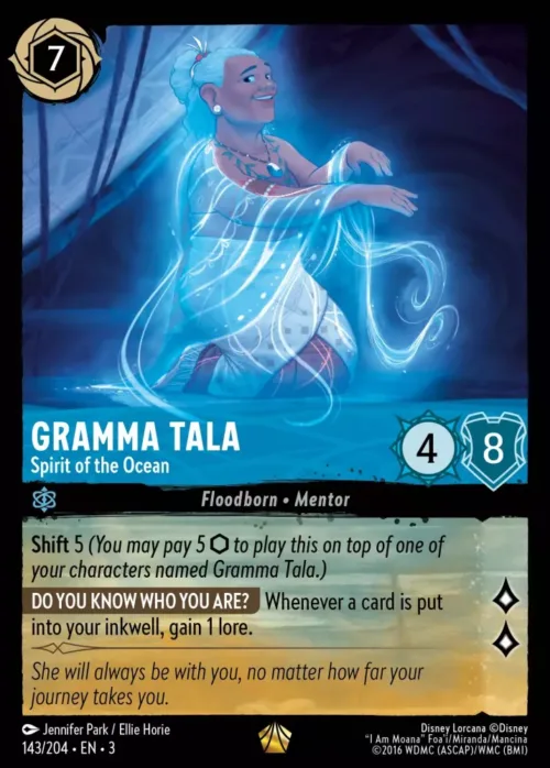 (143/204) Gramma Tala - Spirit of the Ocean - Holo - Into the Inklands