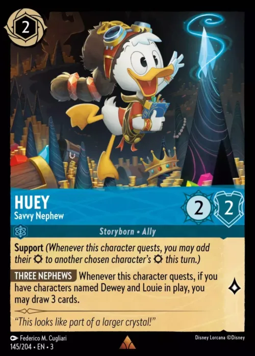 (145/204) Huey - Savvy Nephew - Holo - Into the Inklands