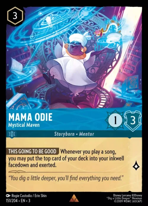 (151/204) Mama Odie - Mystical Maven - Holo - Into the Inklands