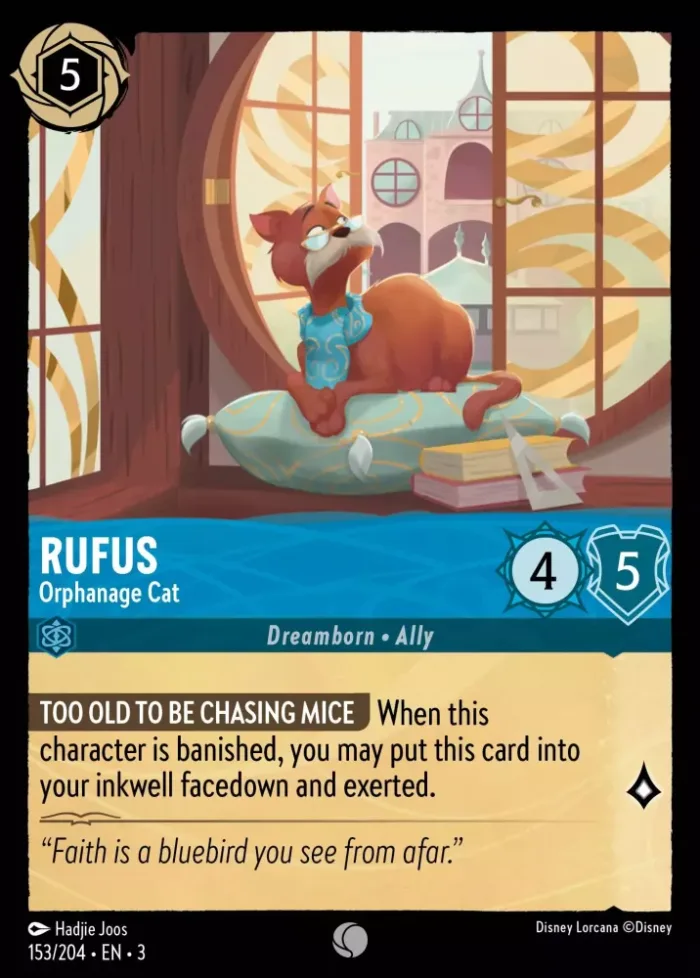 (153/204) Rufus - Orphanage Cat - Holo - Into the Inklands