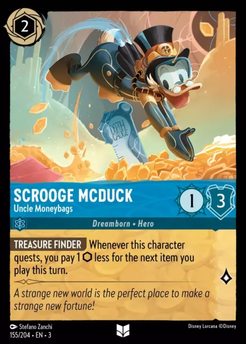 (155/204) Scrooge McDuck - Uncle Moneybags - Holo - Into the Inklands