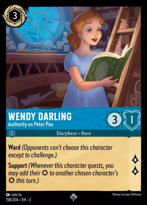 (158/204) Wendy Darling - Authority on Peter Pan - Holo - Into the Inklands