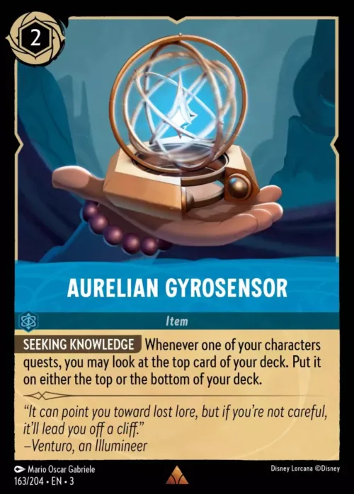 (163/204) Aurelian Gyrosensor - Holo - Into the Inklands