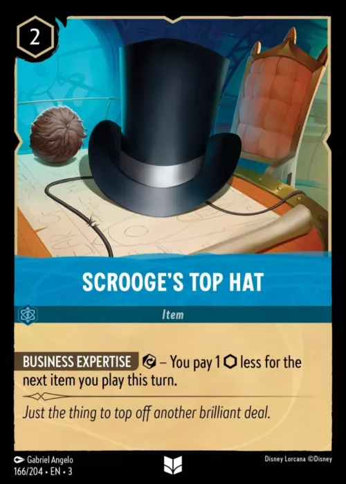 (166/204) Scrooge's Top Hat - Holo - Into the Inklands