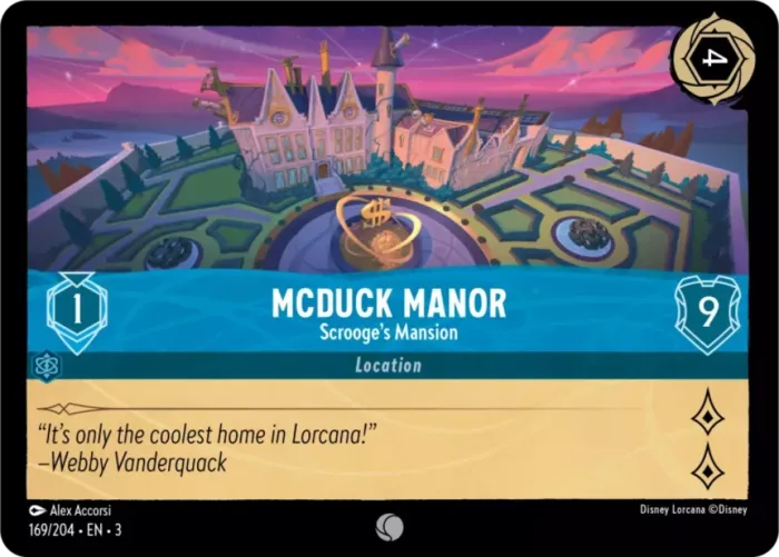 (169/204) McDuck Manor - Scrooge's Mansion - Holo - Into the Inklands