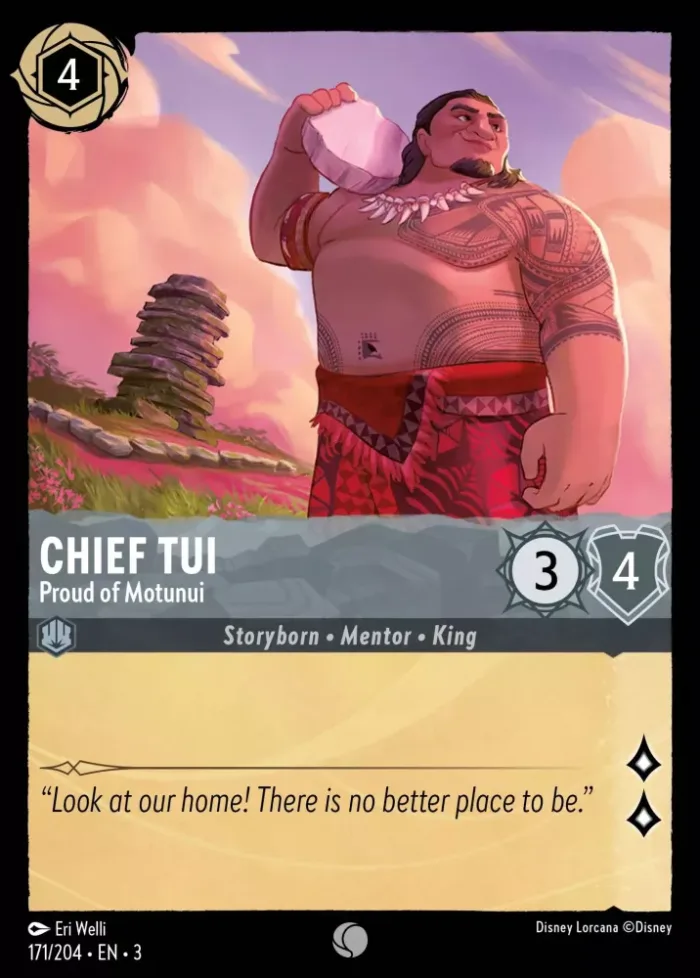 (171/204) Chief Tui - Proud of Motunui - Holo - Into the Inklands