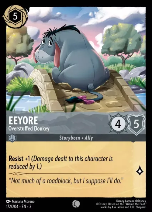 (172/204) Eeyore - Overstuffed Donkey - Holo - Into the Inklands