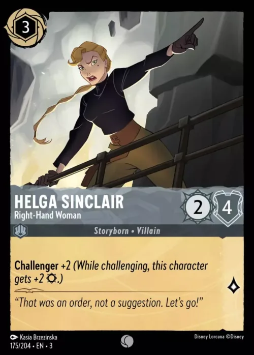 (175/204) Helga Sinclair - Right-Hand Woman - Holo - Into the Inklands