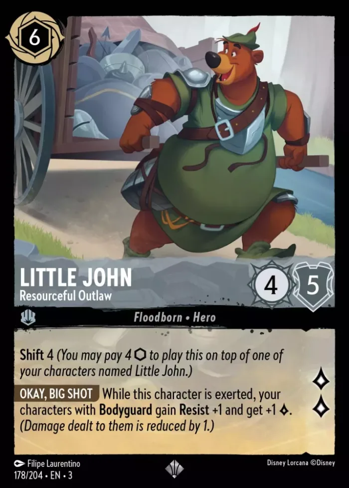 (178/204) Little John - Resourceful Outlaw - Holo - Into the Inklands