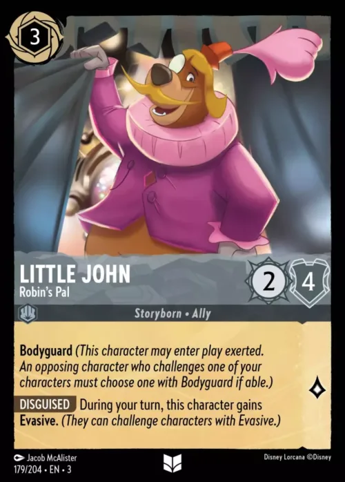 (179/204) Little John - Robin's Pal - Holo - Into the Inklands