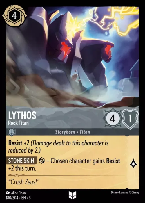 (180/204) Lythos - Rock Titan - Holo - Into the Inklands