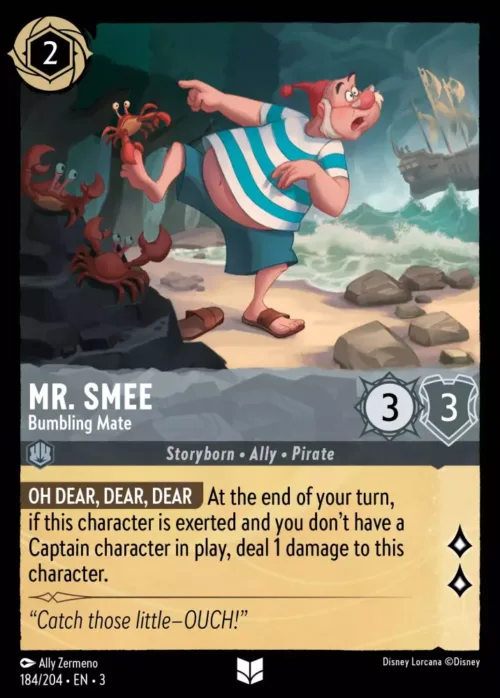 (184/204) Mr. Smee - Bumbling Mate - Holo - Into the Inklands