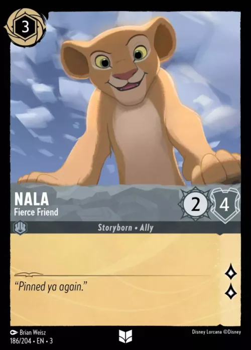 (186/204) Nala - Fierce Friend - Holo - Into the Inklands